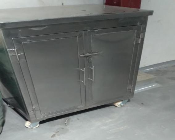 Stainless steel mobile cabinet